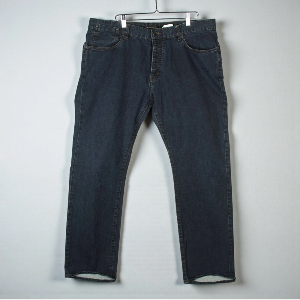 John Varvatos USA Bowery Jeans Mens Size 38R W36 x L29 Dark Blue Denim Mid Rise